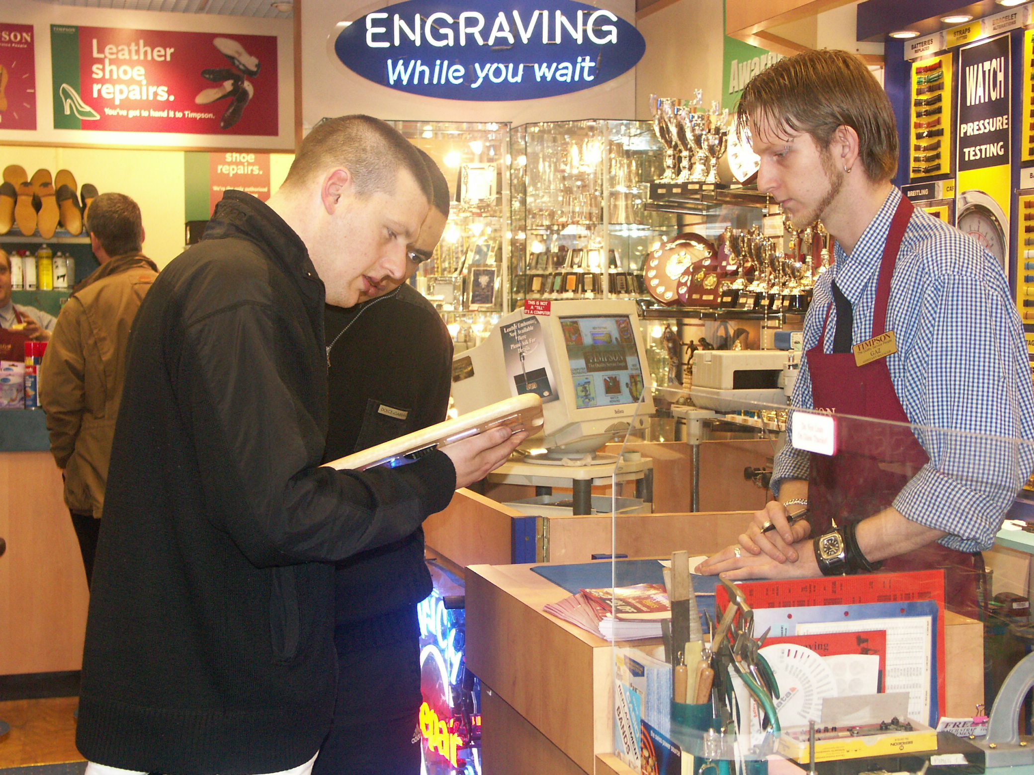 Wavelength visit to Timpsons